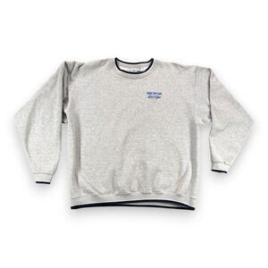 Vintage Nokia Racing Sweater Adult EXTRA LARGE Gray Sweatshirt Motorsports 90s